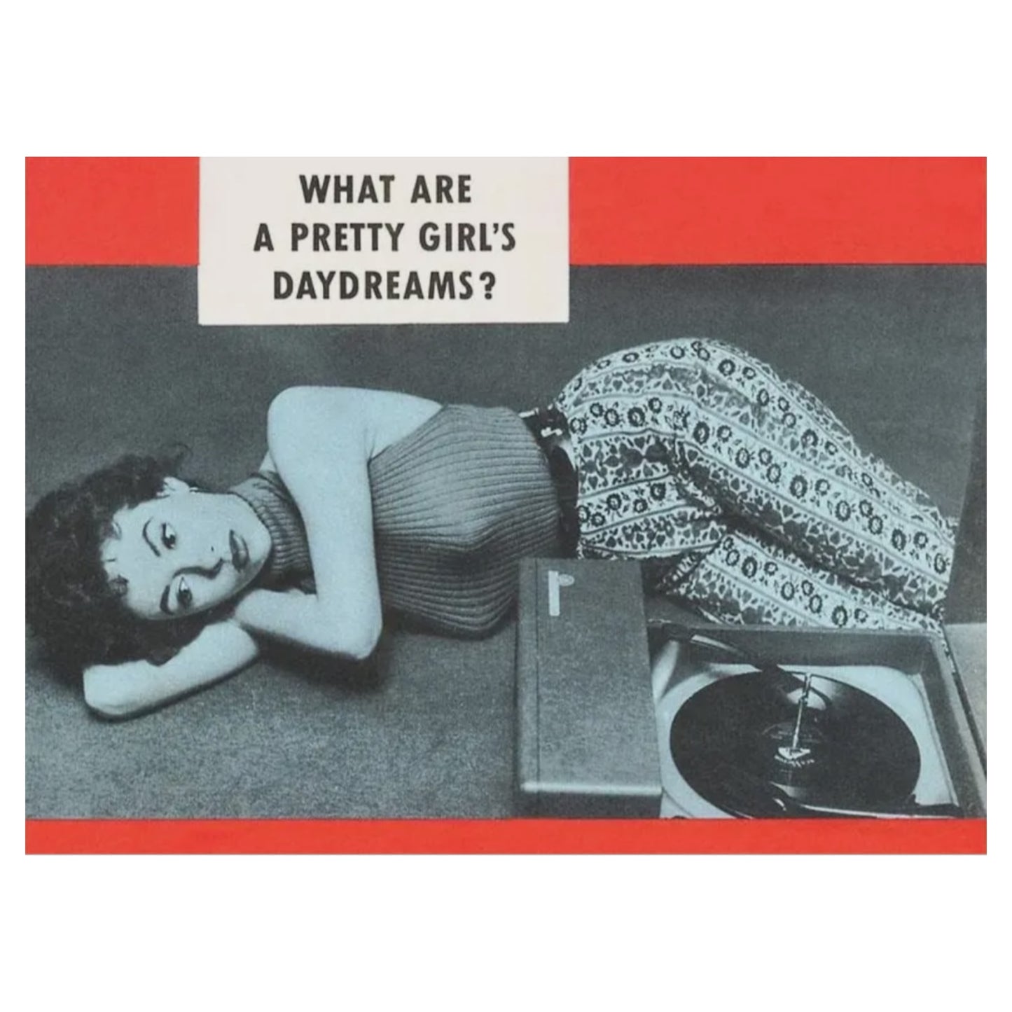 Postcard - What are Pretty Girls Daydreams?