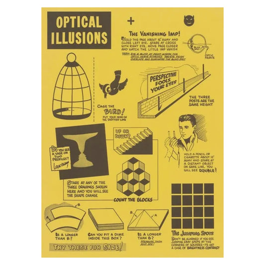 Postcard - Optical Illusions