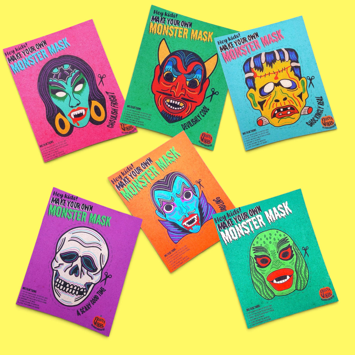 Make Your Own Classic Monster Mask