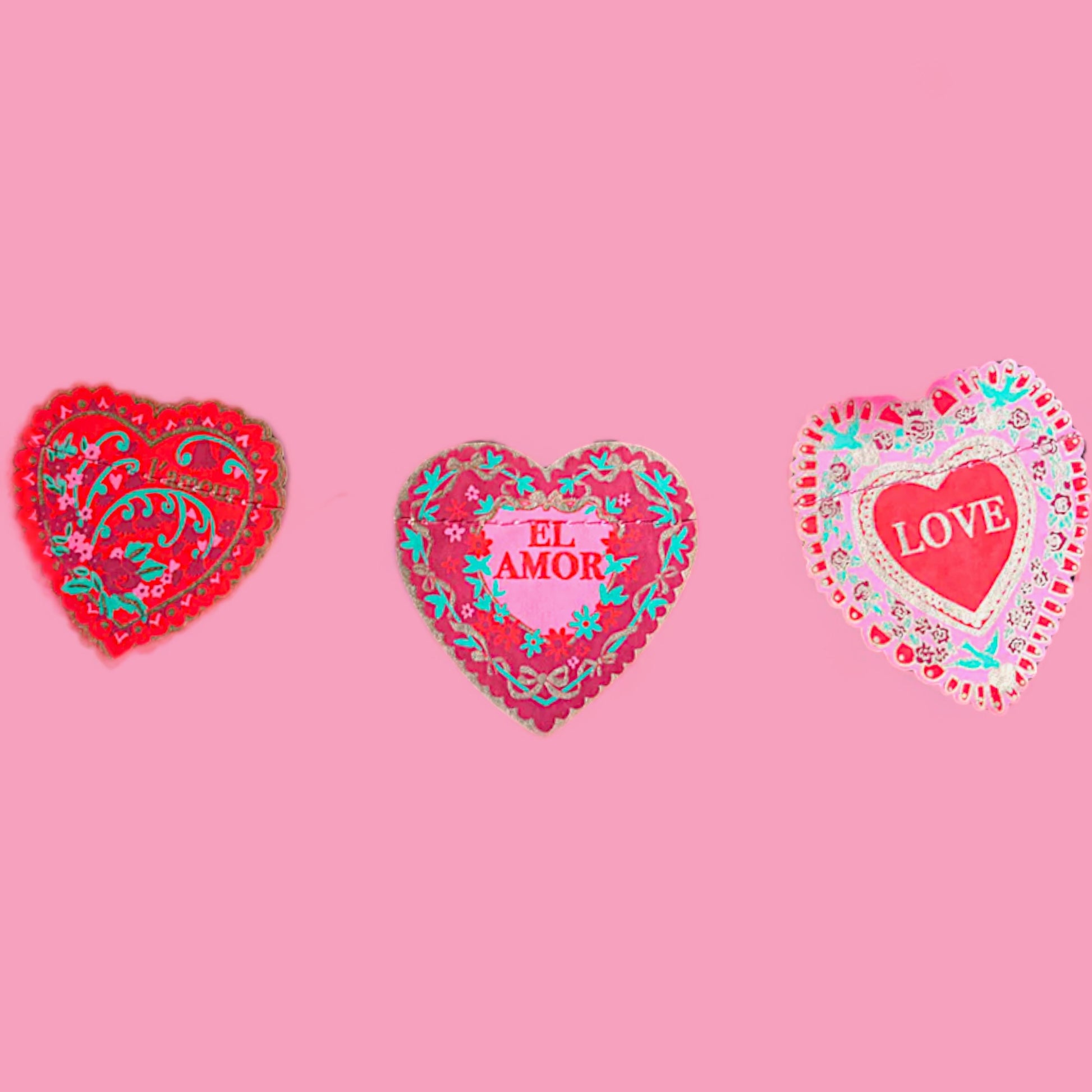 Valentine’s Sewn Garland - Hella Kitsch