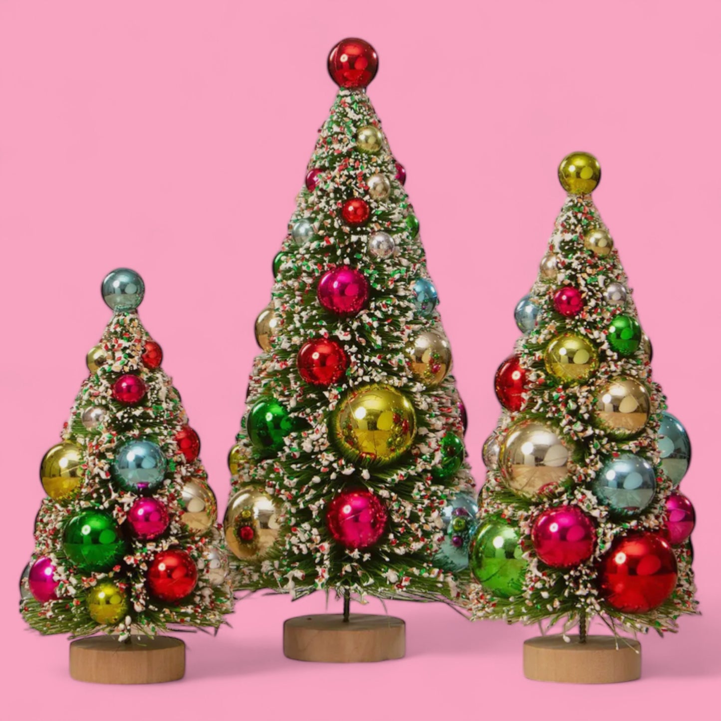 Bethany Lowe Kitschmas Tree Set of 3