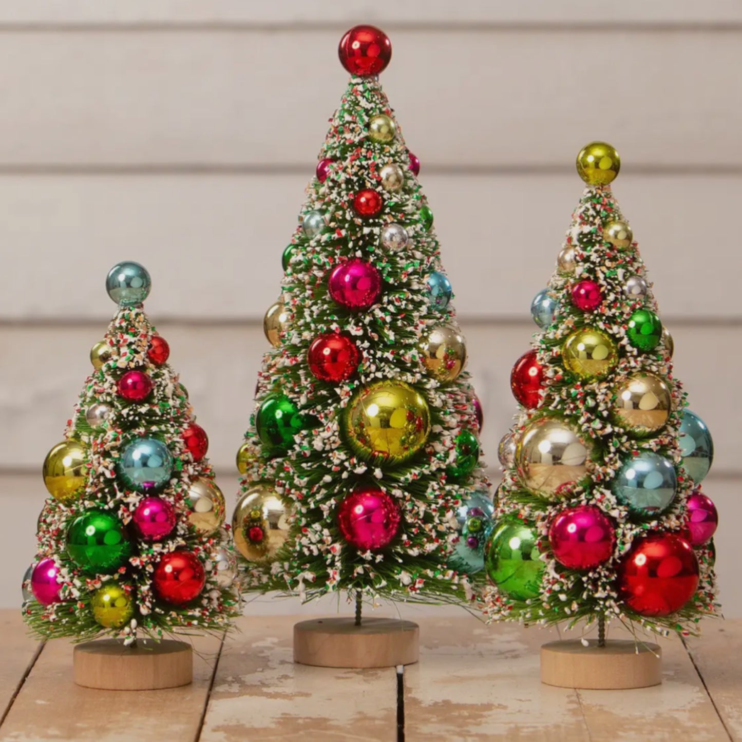 Bethany Lowe Kitschmas Tree Set of 3