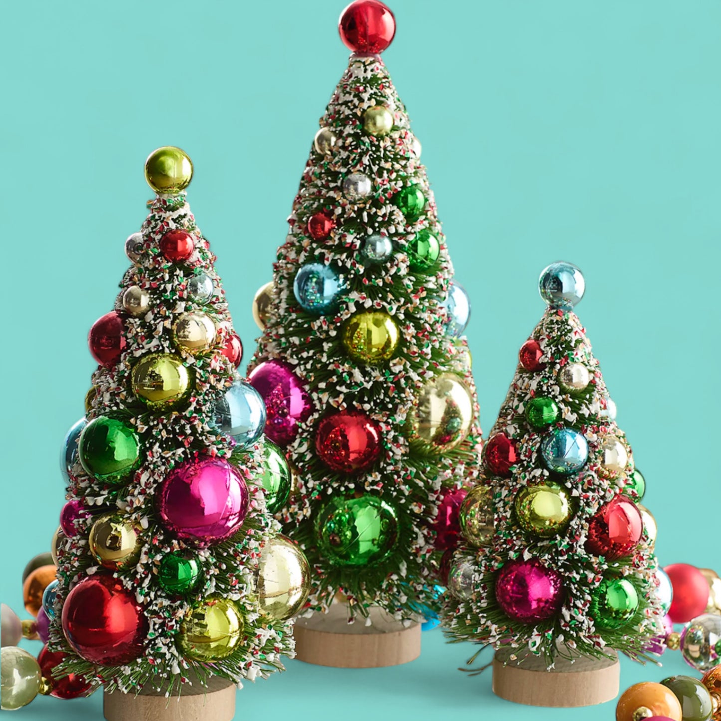 Bethany Lowe Kitschmas Tree Set of 3