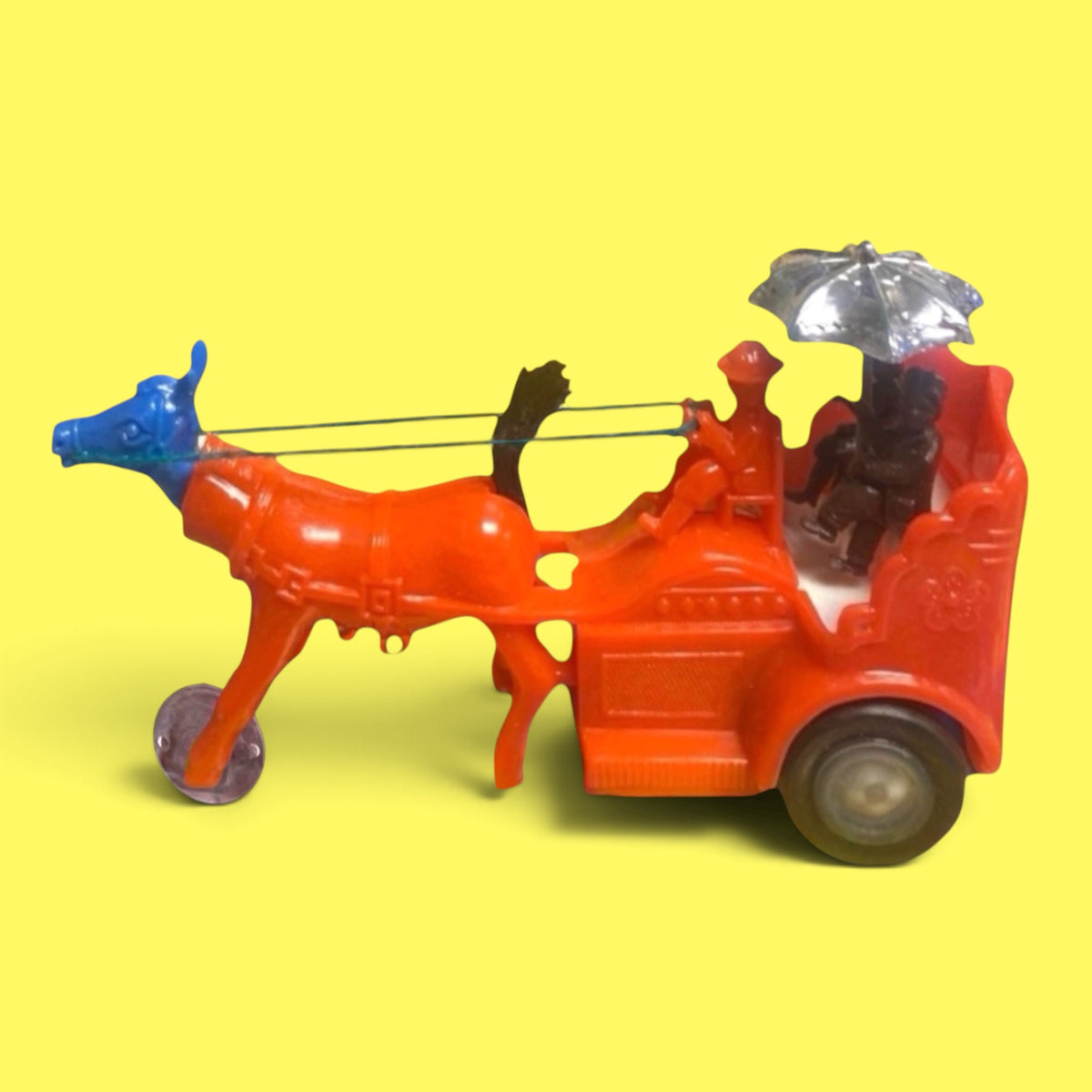 Vintage Friction Horse-drawn Carriage