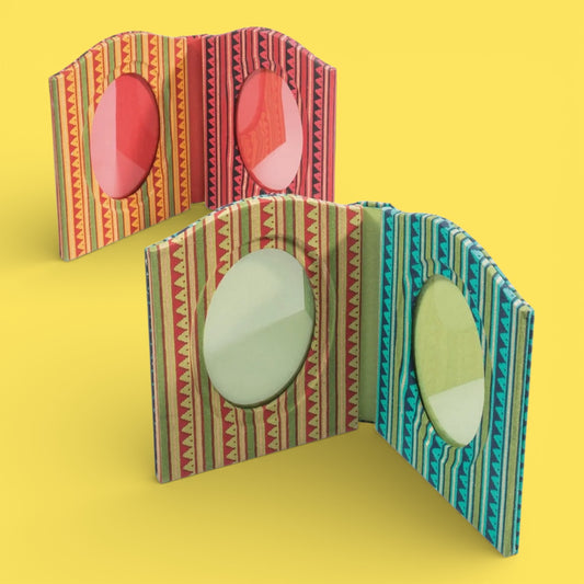 Double Fabric Covered Picture Frame