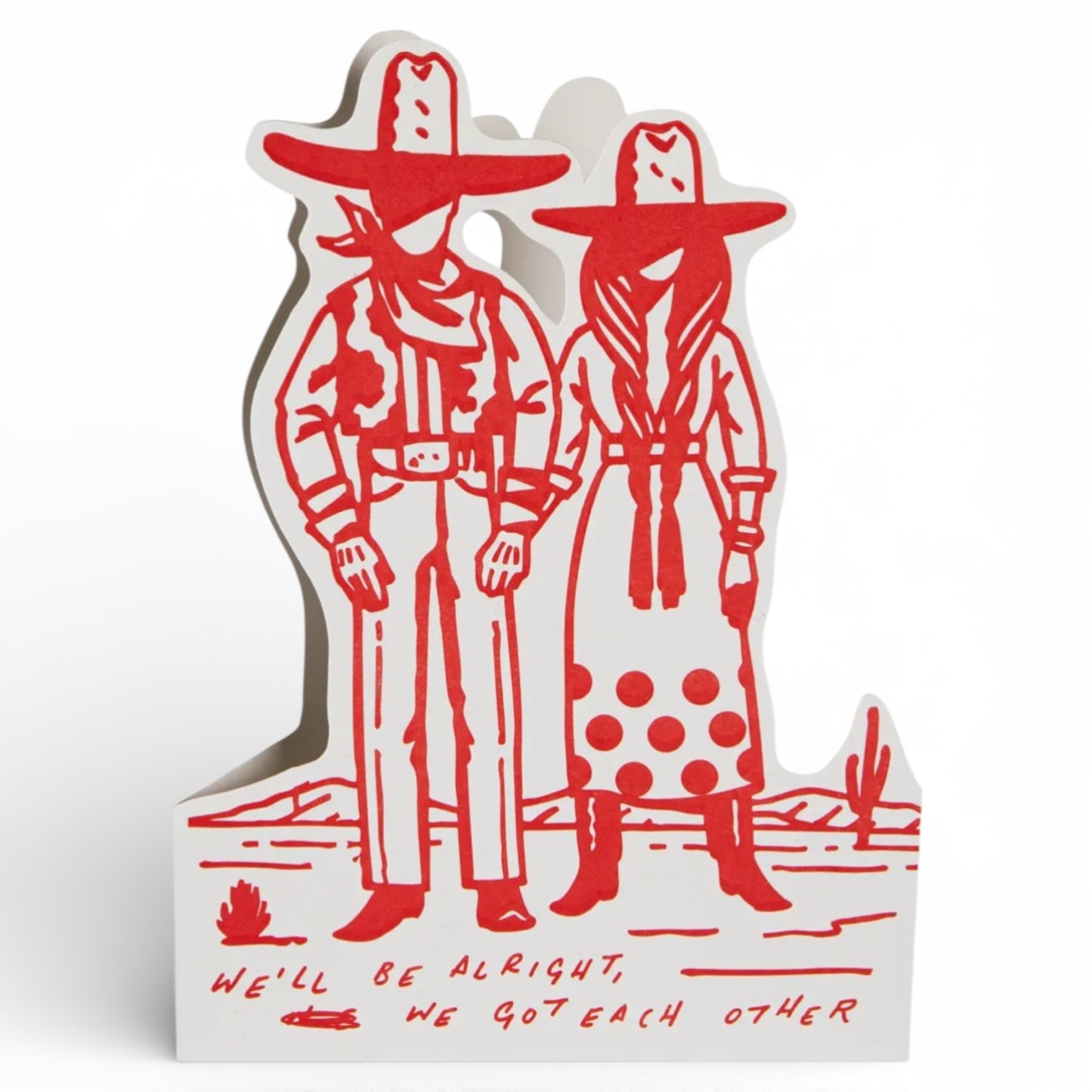 Saint No Greeting Card - We’ll Be Alright