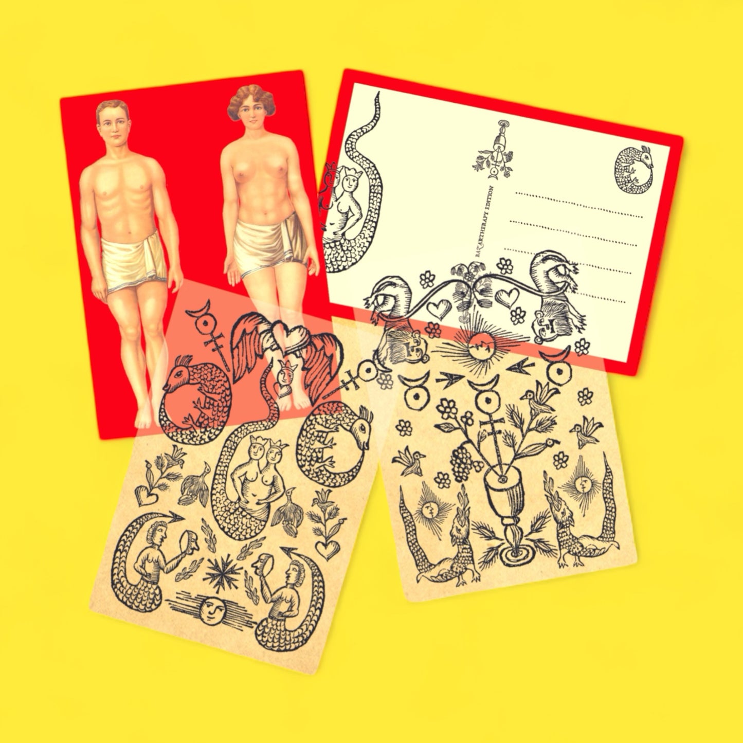 Iron-on Greeting Card - Torso - Hella Kitsch