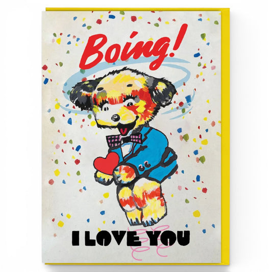 Boing! I love you - Greeting Card