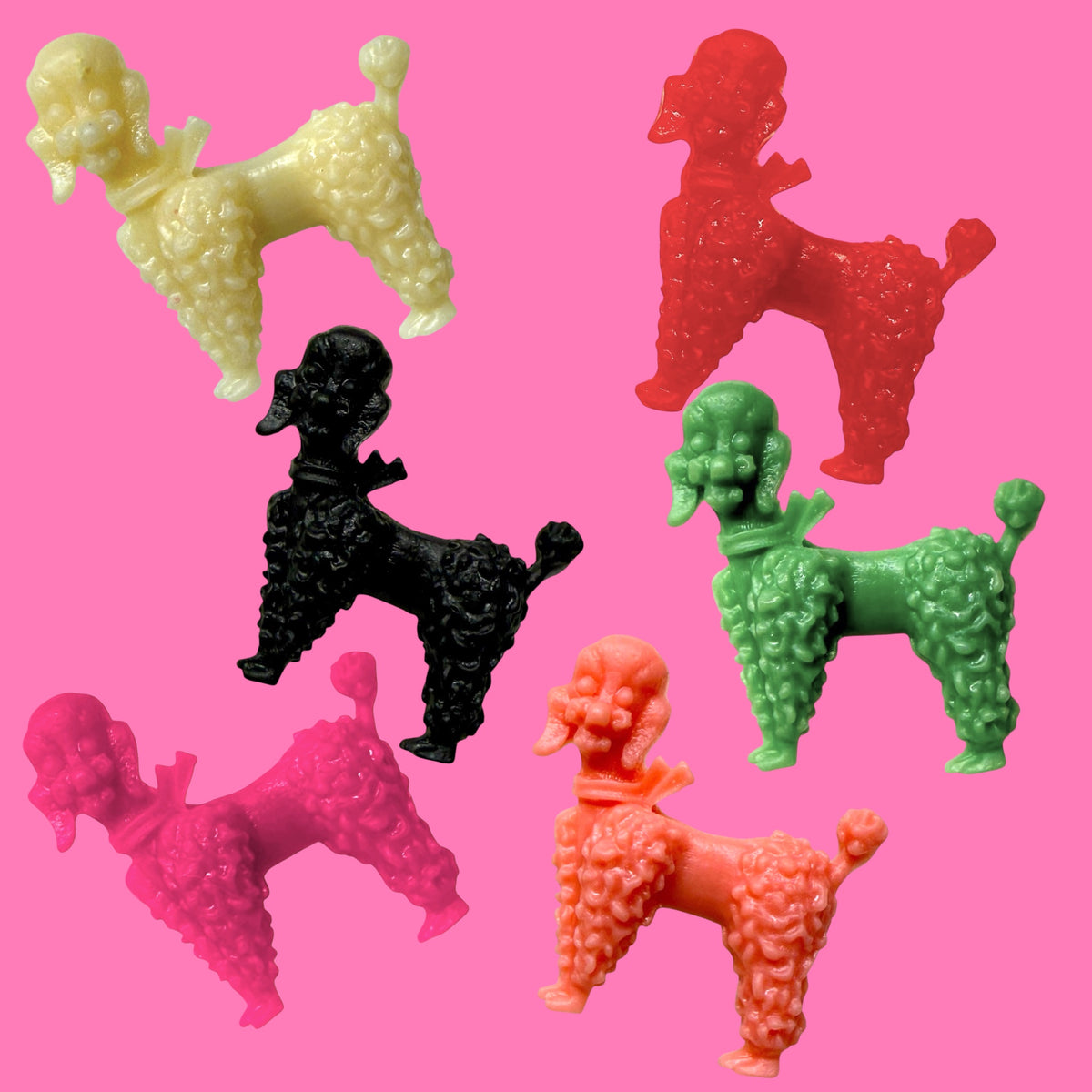 Retro Nicky Poodle Brooches