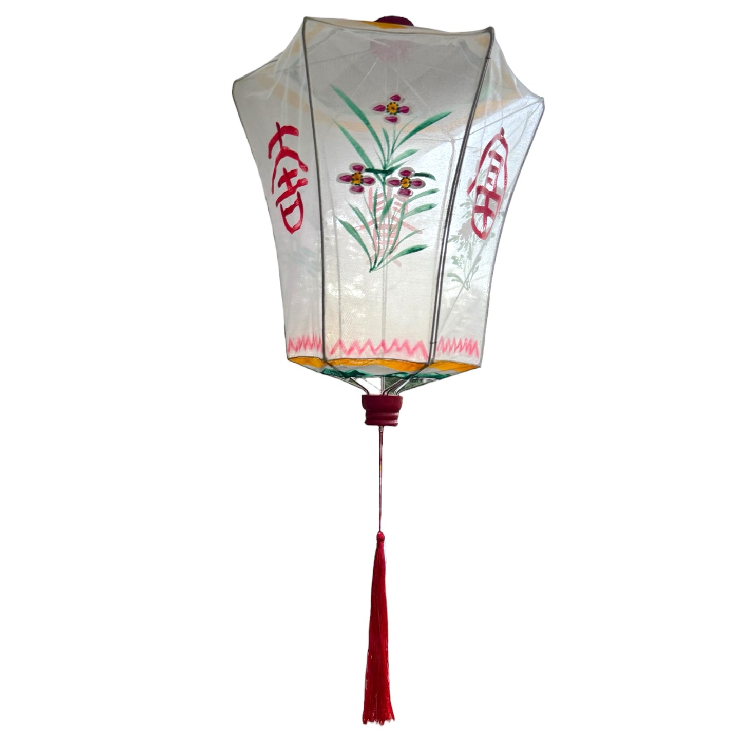 Hand-painted Gauze Chinese Lanterns Medium - Large