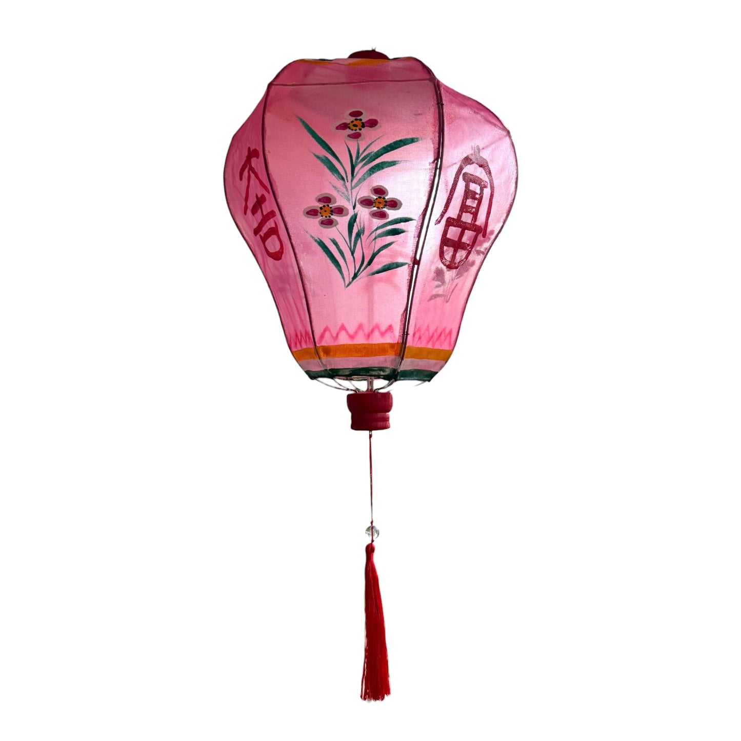 Hand-painted Gauze Chinese Lanterns Medium - Large