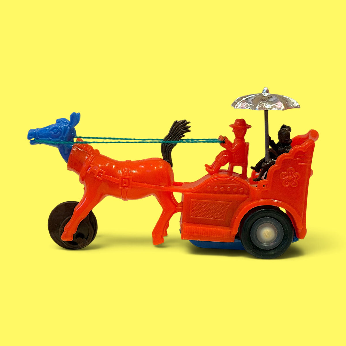 Vintage Friction Horse-drawn Carriage