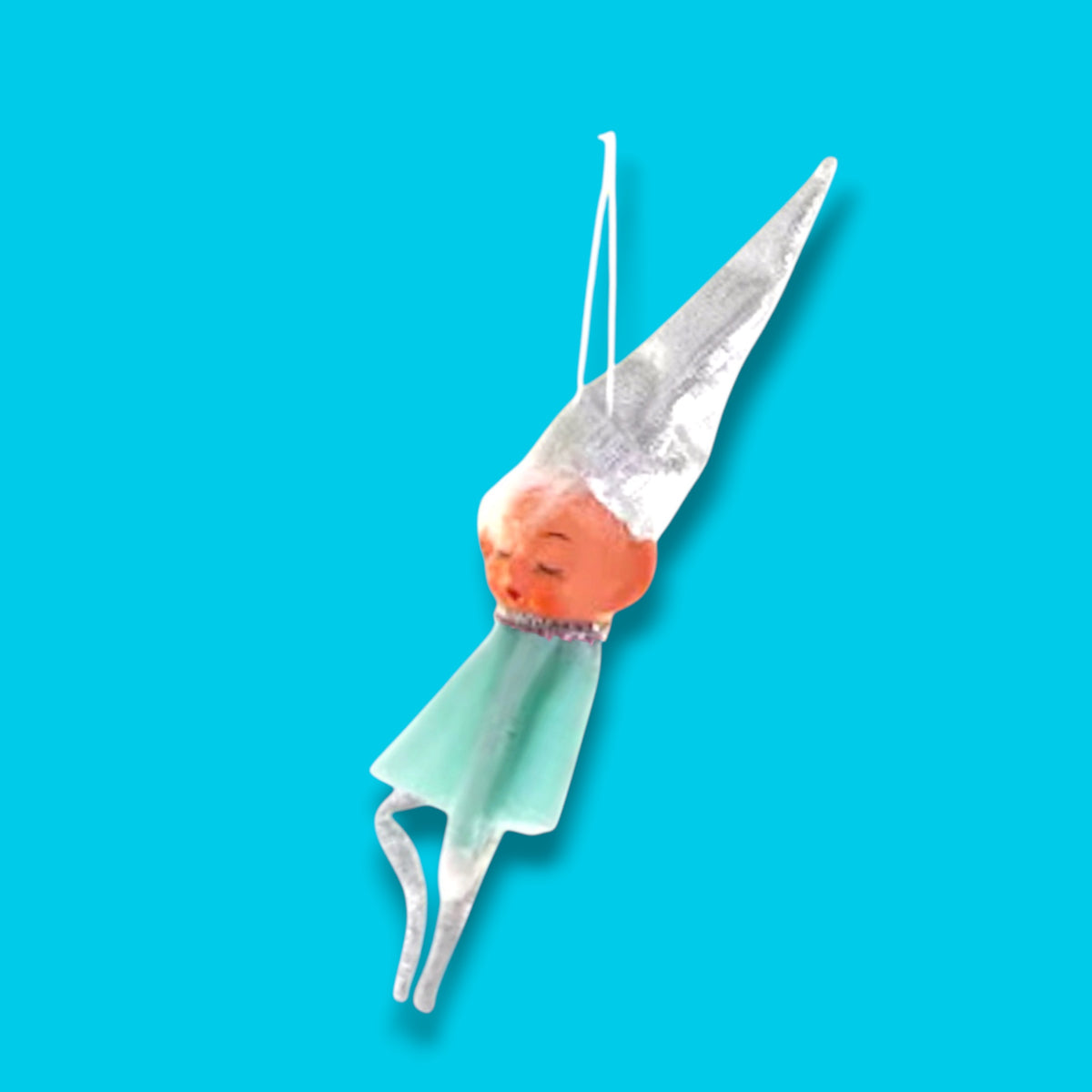 Cody Foster Retro Pixie Glass Ornament