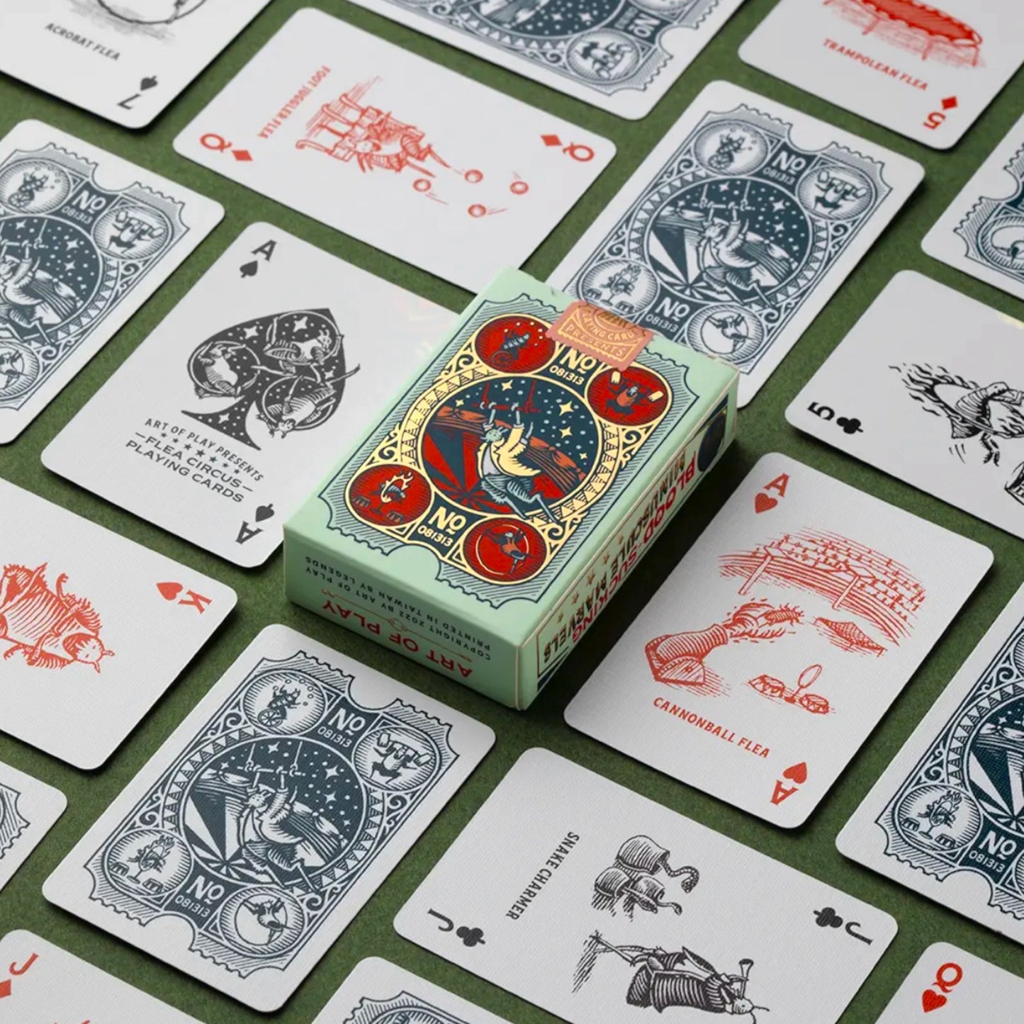 Flea Circus Playing Cards - Hella Kitsch