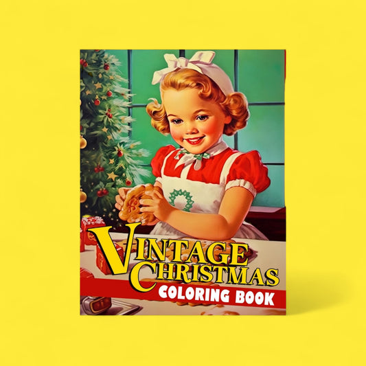 Vintage Inspired Christmas Coloring Book