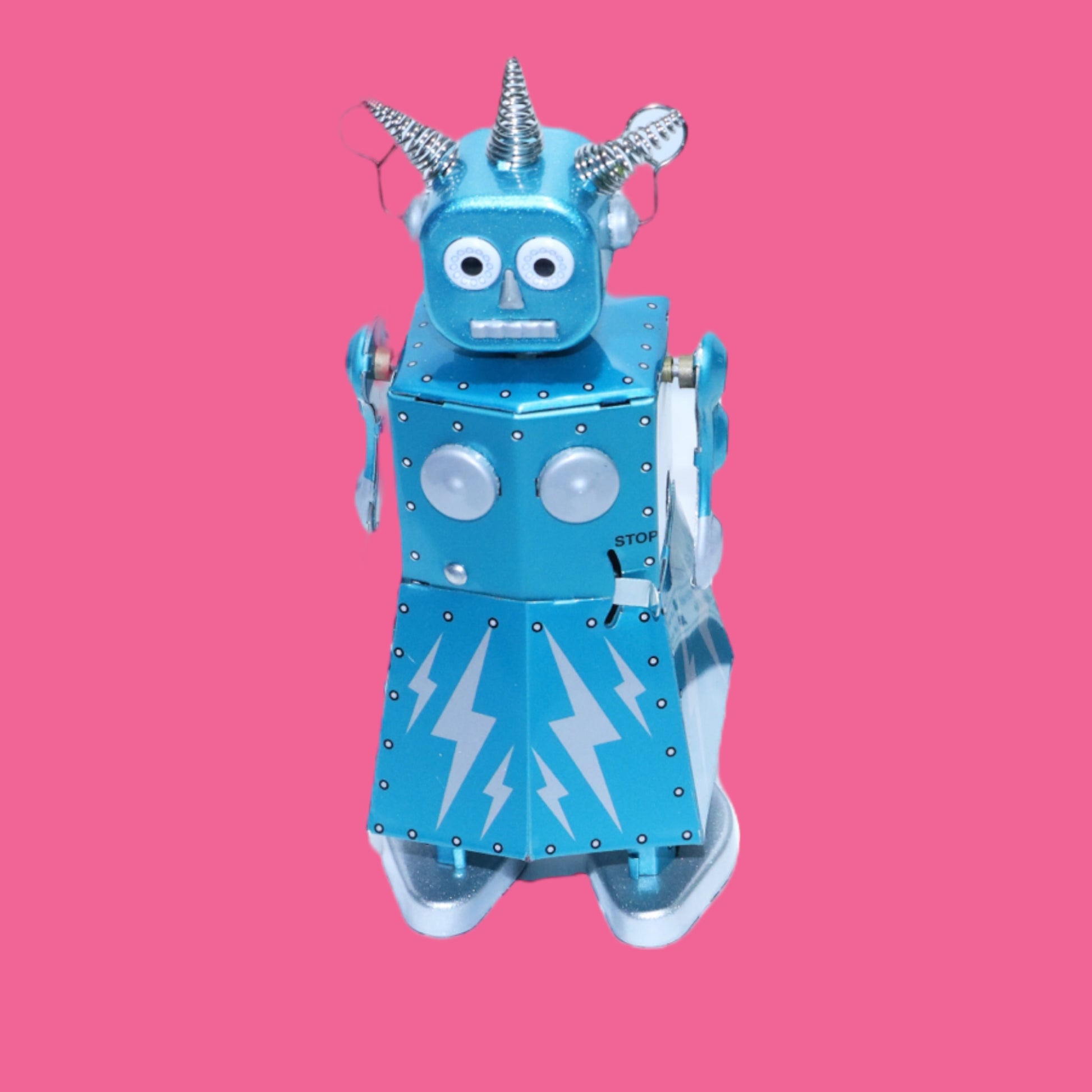 Electra Wind-Up Tin Robot - Hella Kitsch