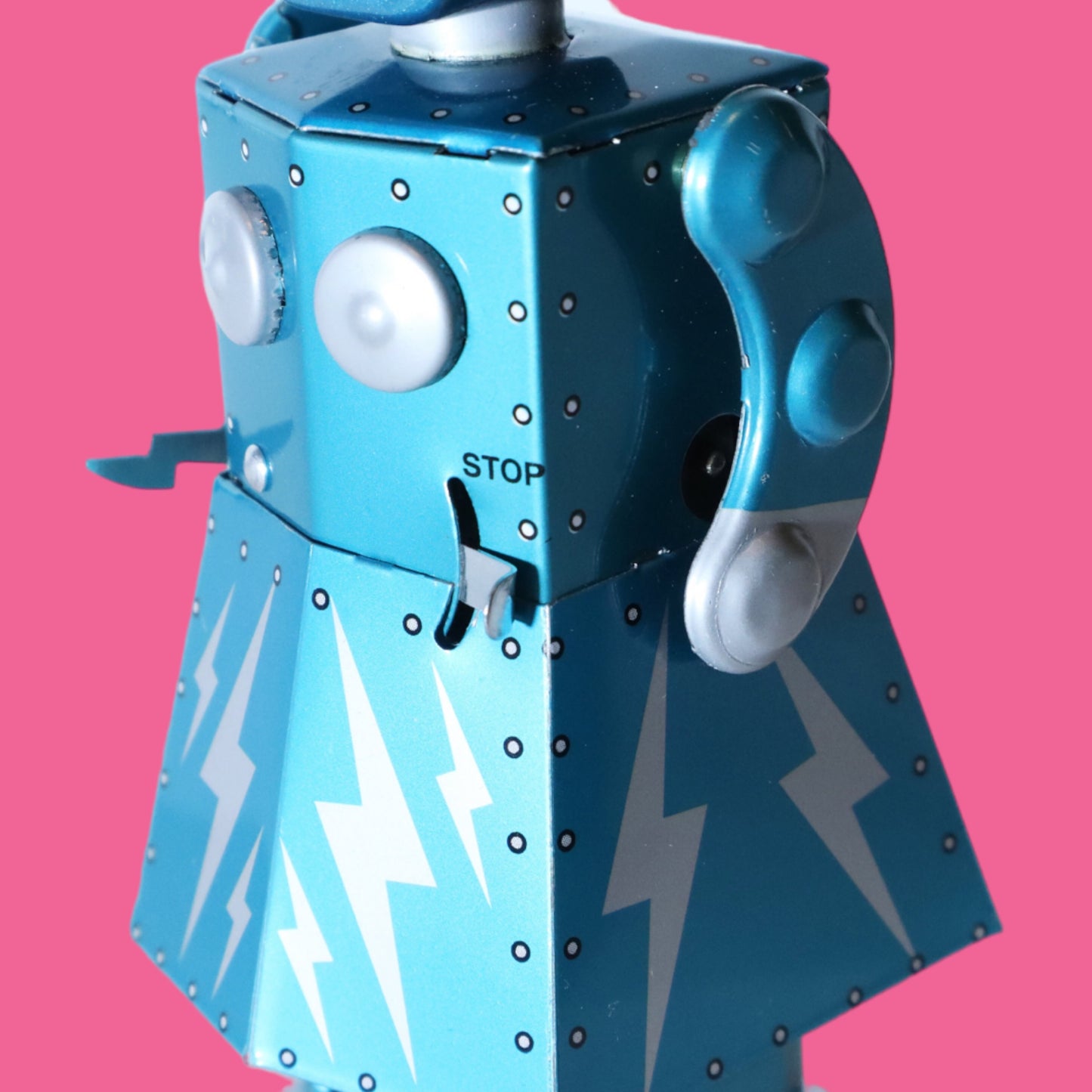 Electra Wind-Up Tin Robot