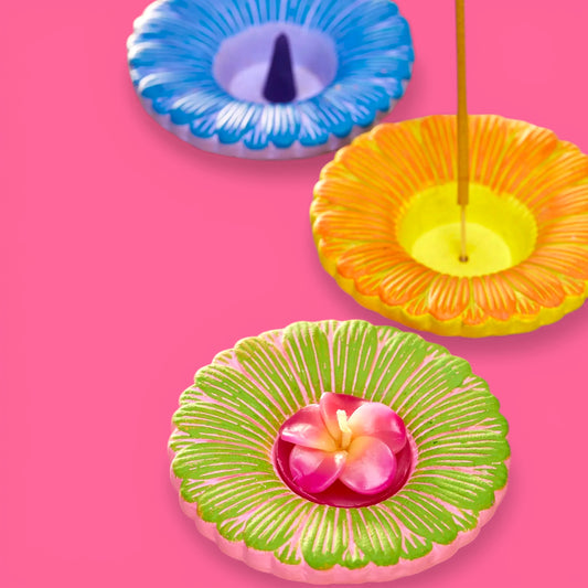 Petal Incense and Tealight Holder