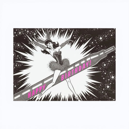Happy Birthday Rocket - Postcard