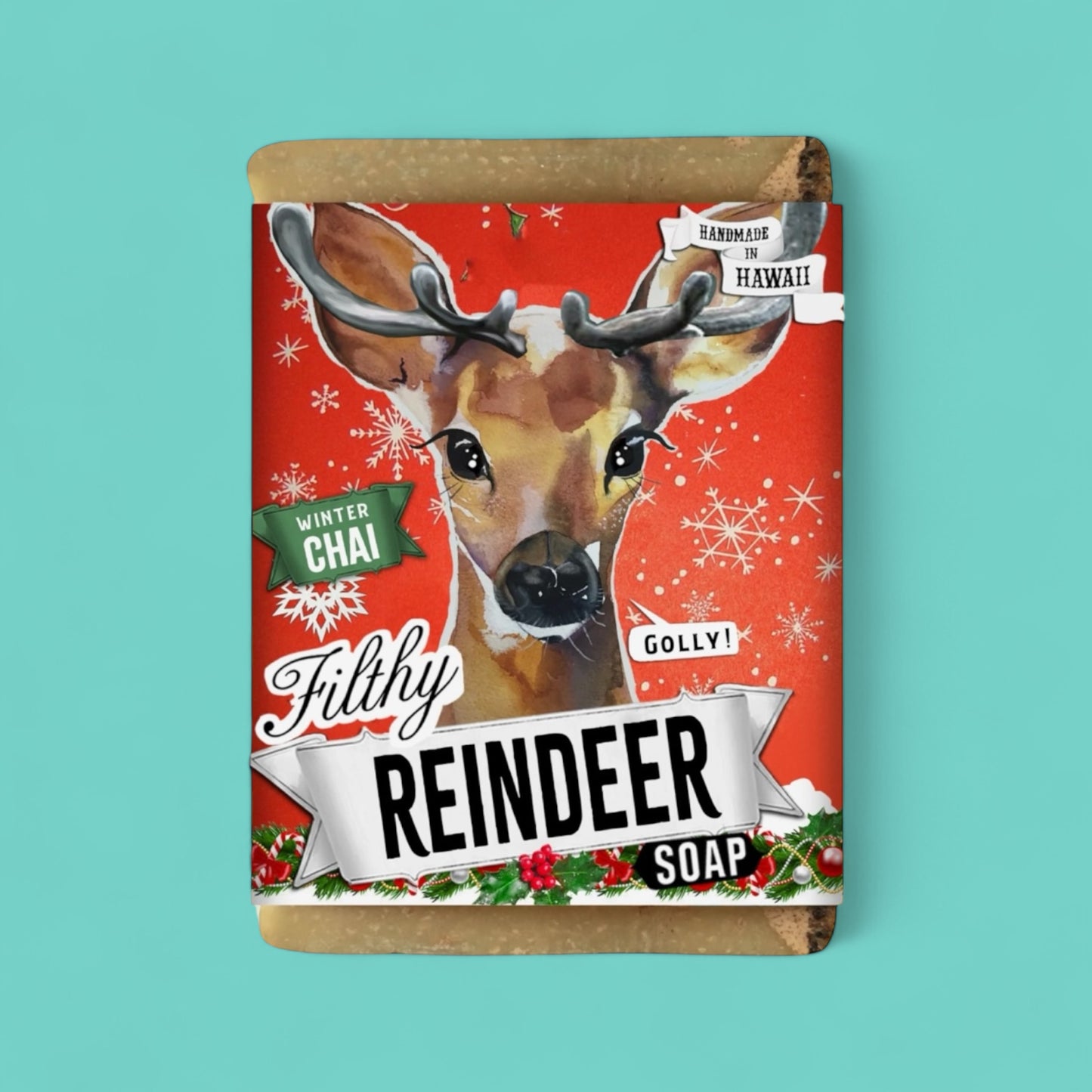 Filthy Farmgirl Reindeer Soap - Winter Chai