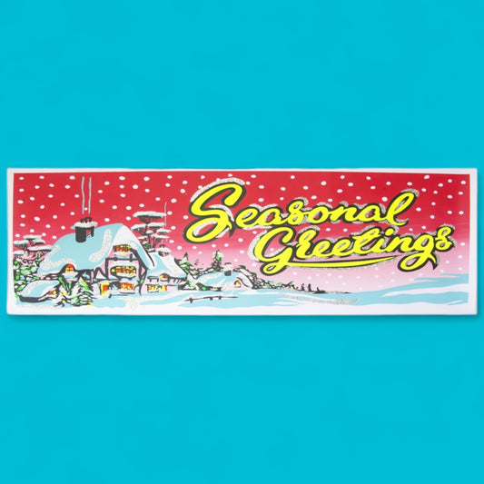 Vintage Inspired Store Sign - Seasonal Greetings