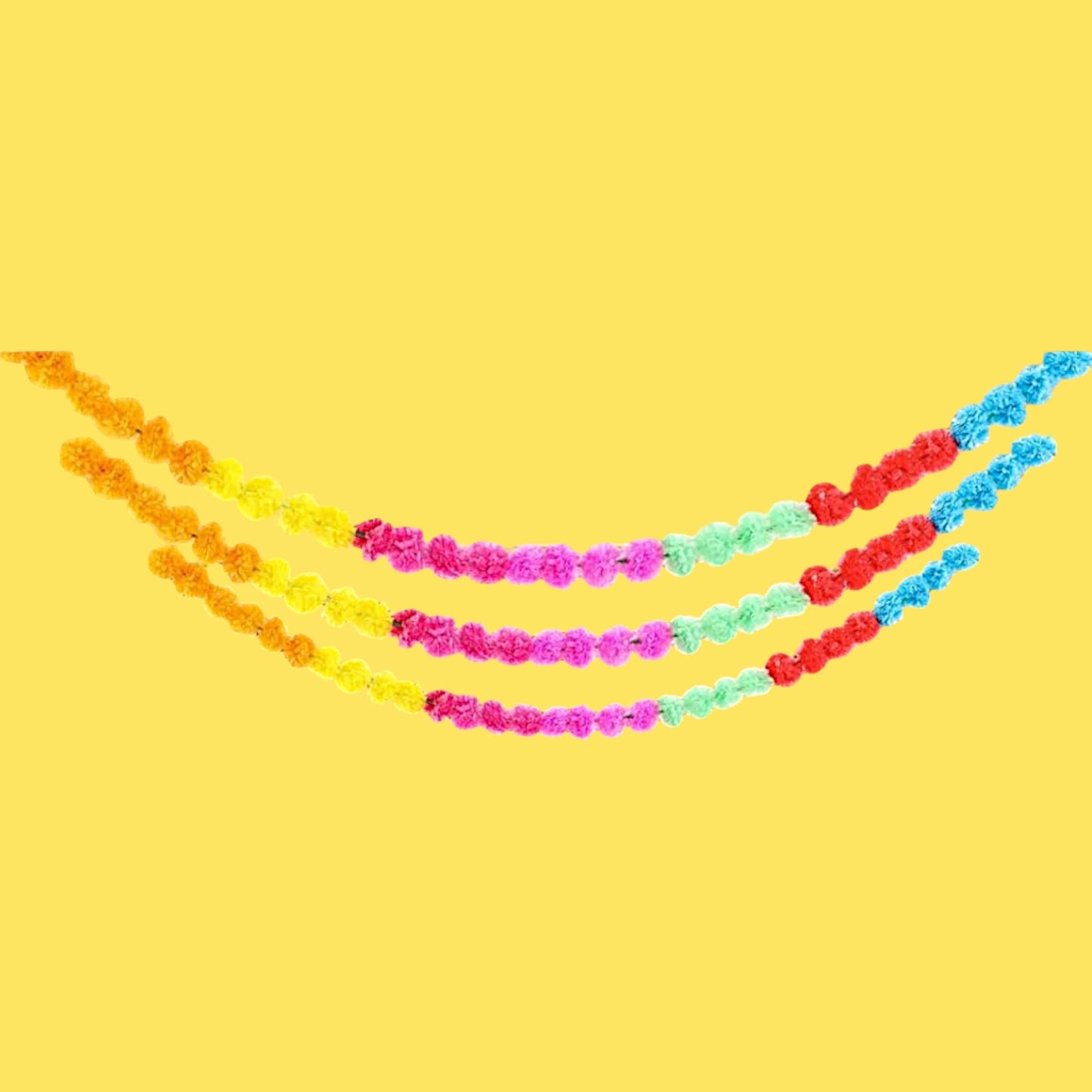 Colorful Marigold Garland