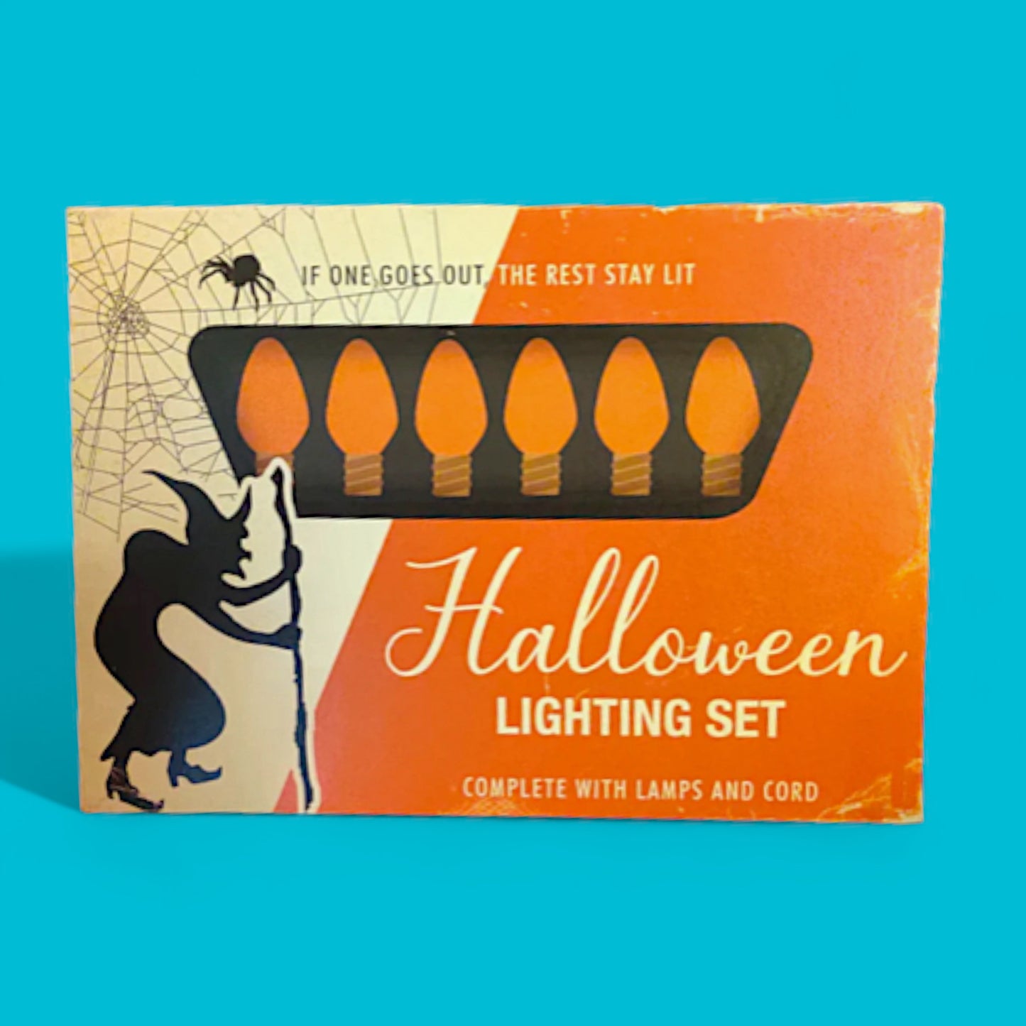 Retro Wood Dummy Board - Halloween Lighting Set