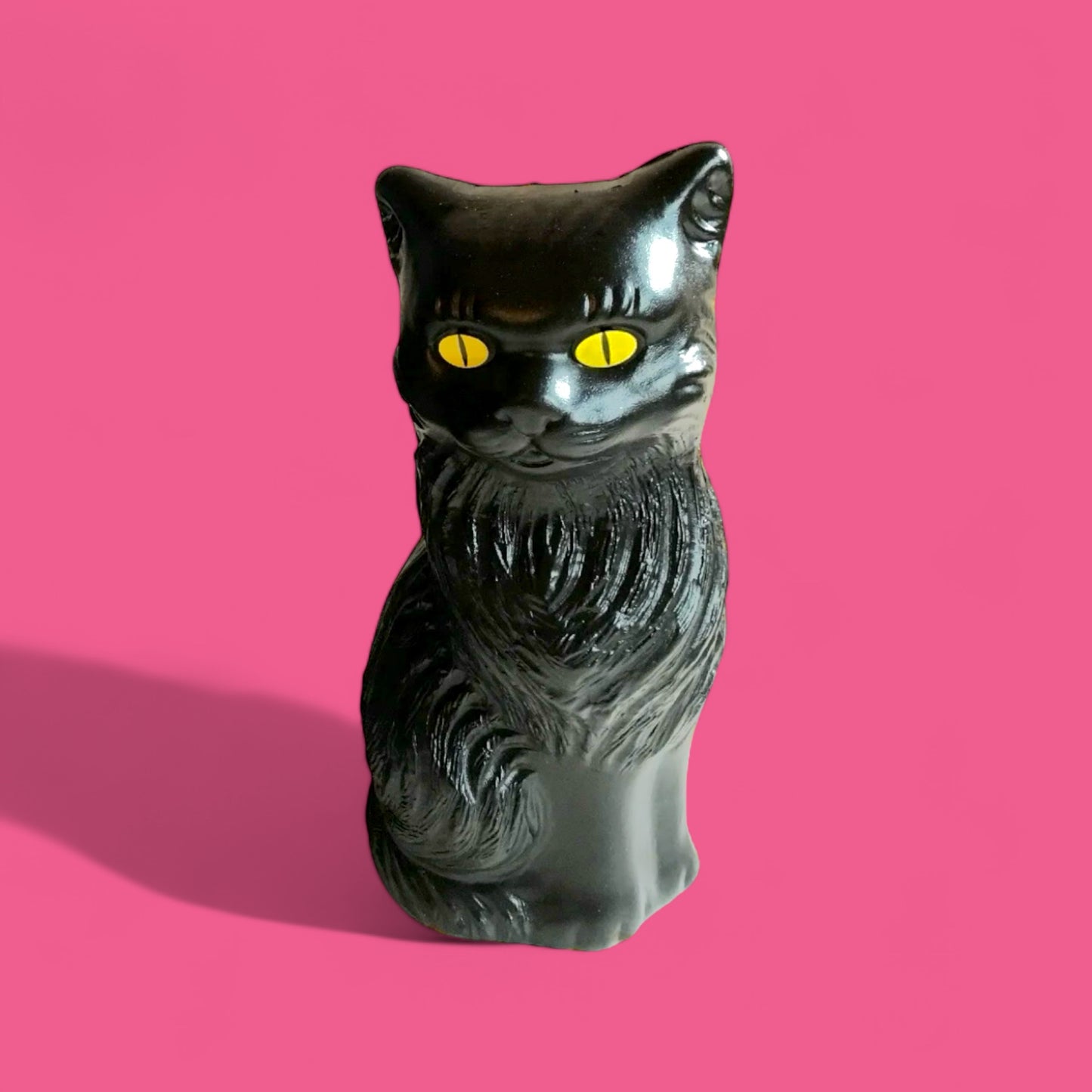 Blow Mold Black Cat Set