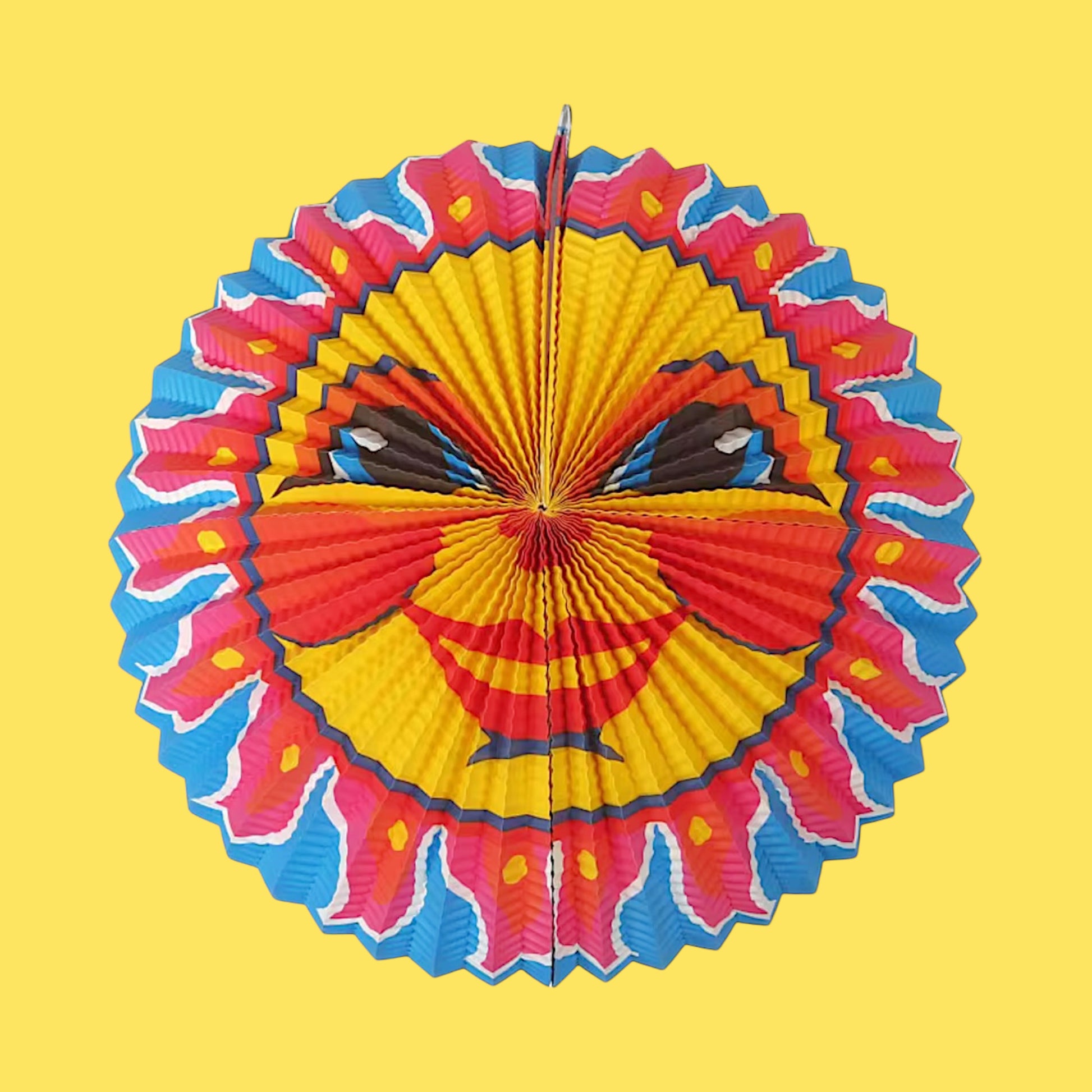 Happy Sun Vintage Style Paper Candle Lantern - Hella Kitsch