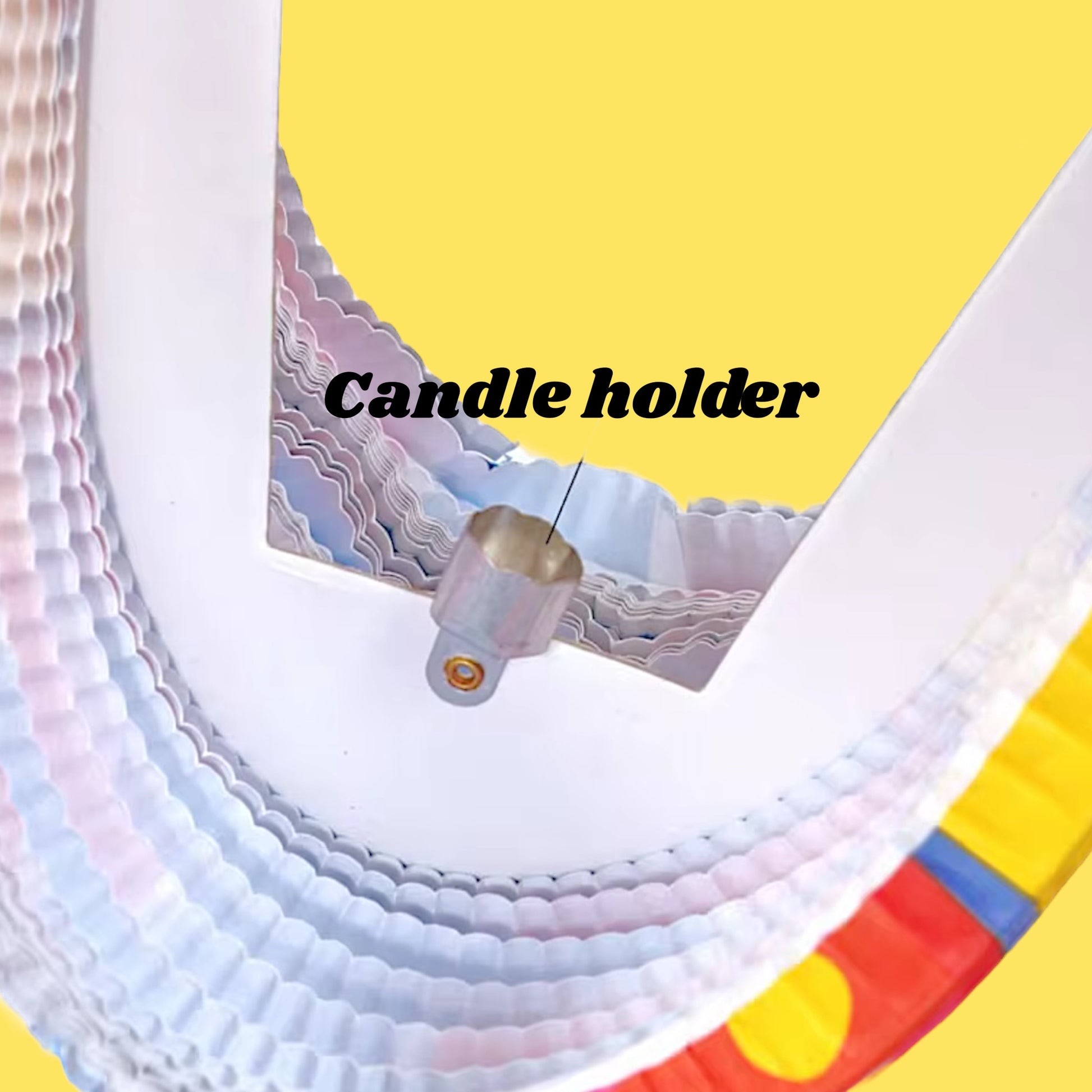 Happy Sun Vintage Style Paper Candle Lantern - Hella Kitsch