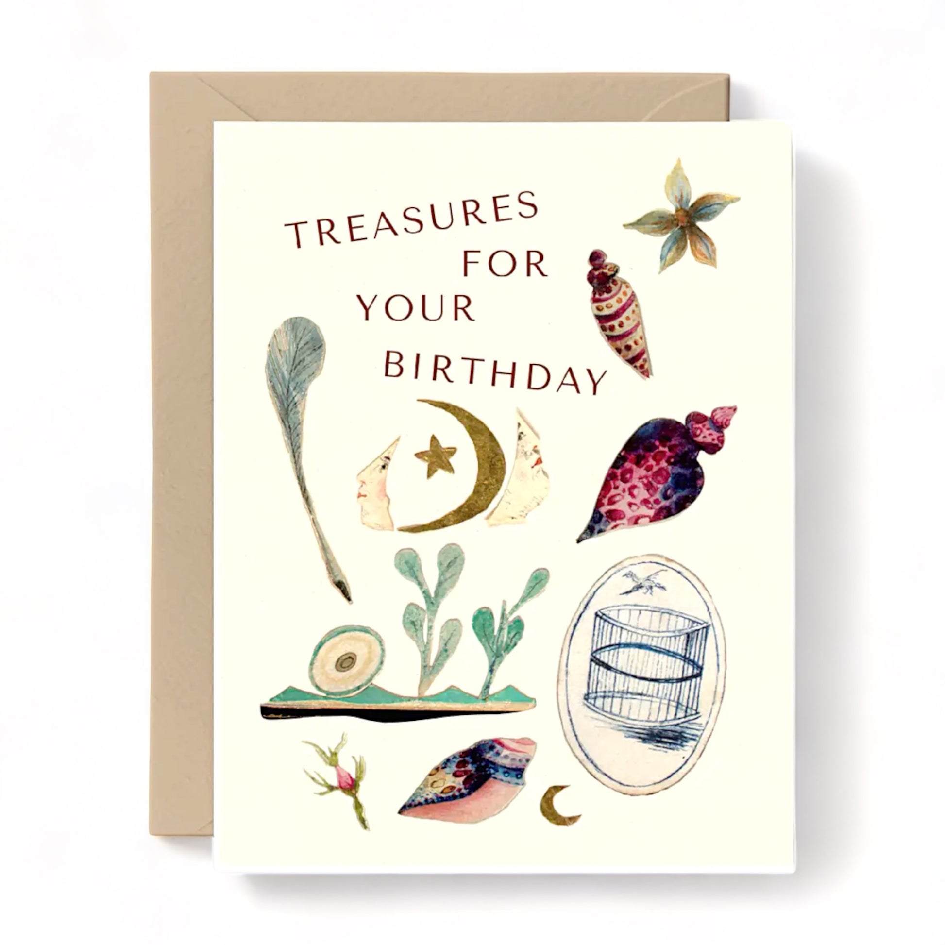 Treasures for Your Birthday - Greeting Card - Hella Kitsch