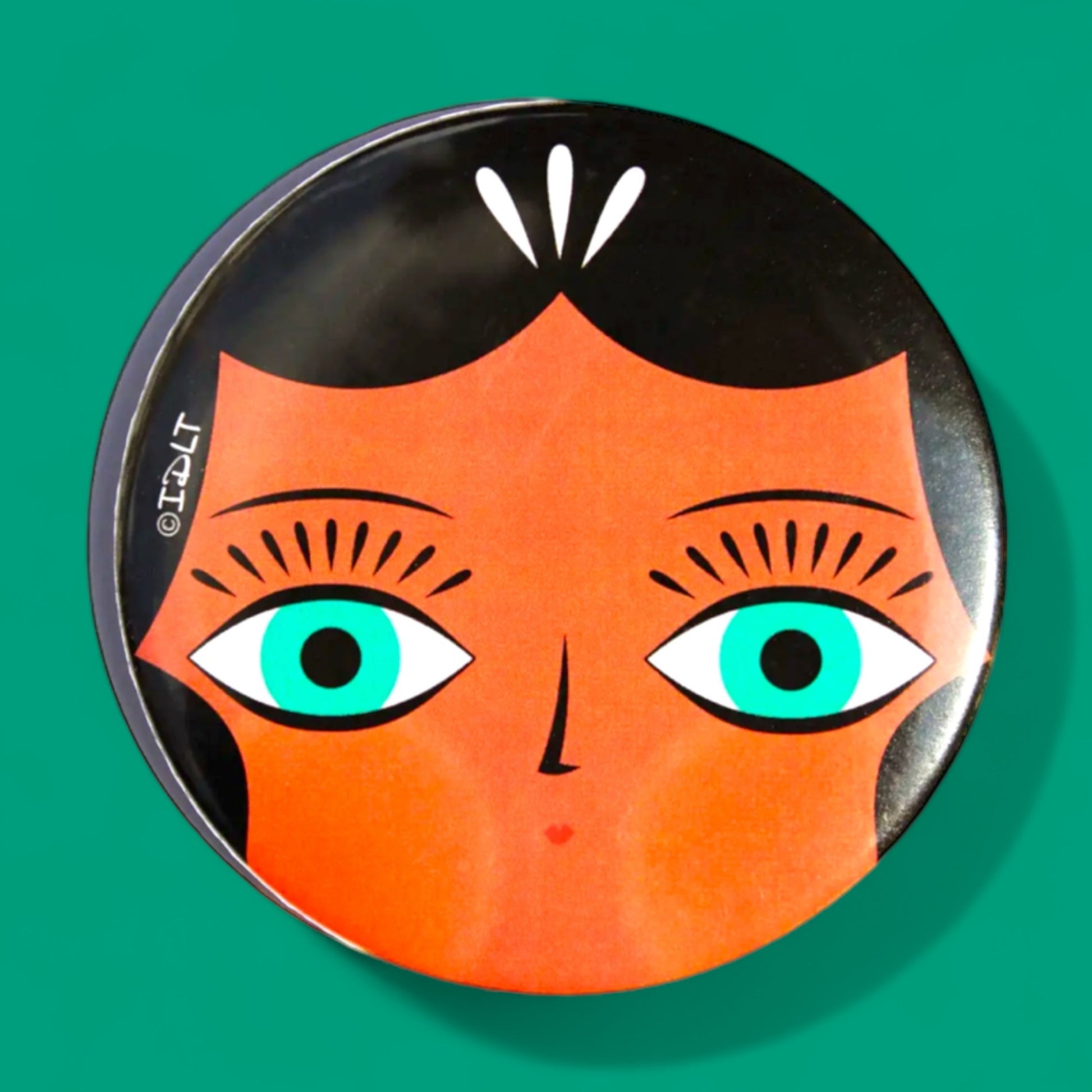 Rosita Doll Round Pocket Mirror - Hella Kitsch