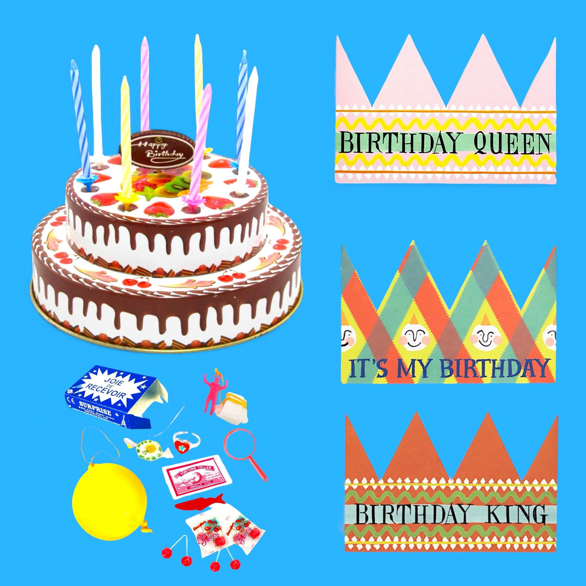 Birthday Cake + Card + Candy Bundle - Hella Kitsch