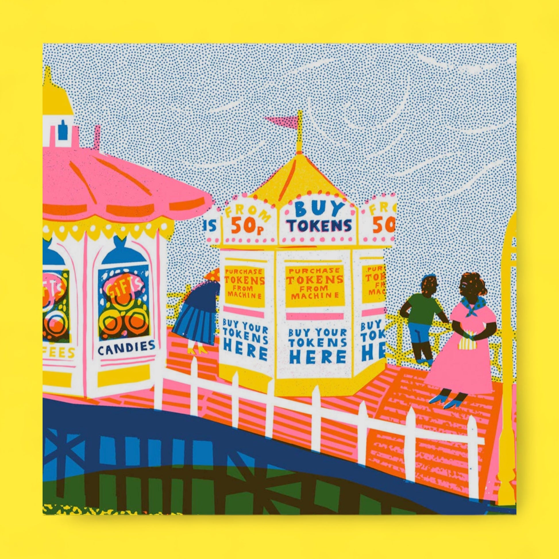 Along the Pier by Louise Lockhart - Hella Kitsch