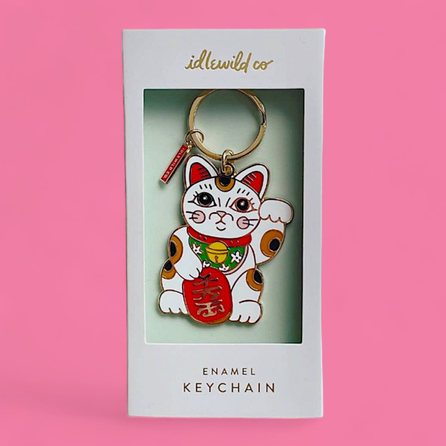 Maneki Neko - Lucky Cat Keychain - Hella Kitsch