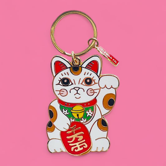 Maneki Neko - Lucky Cat Keychain