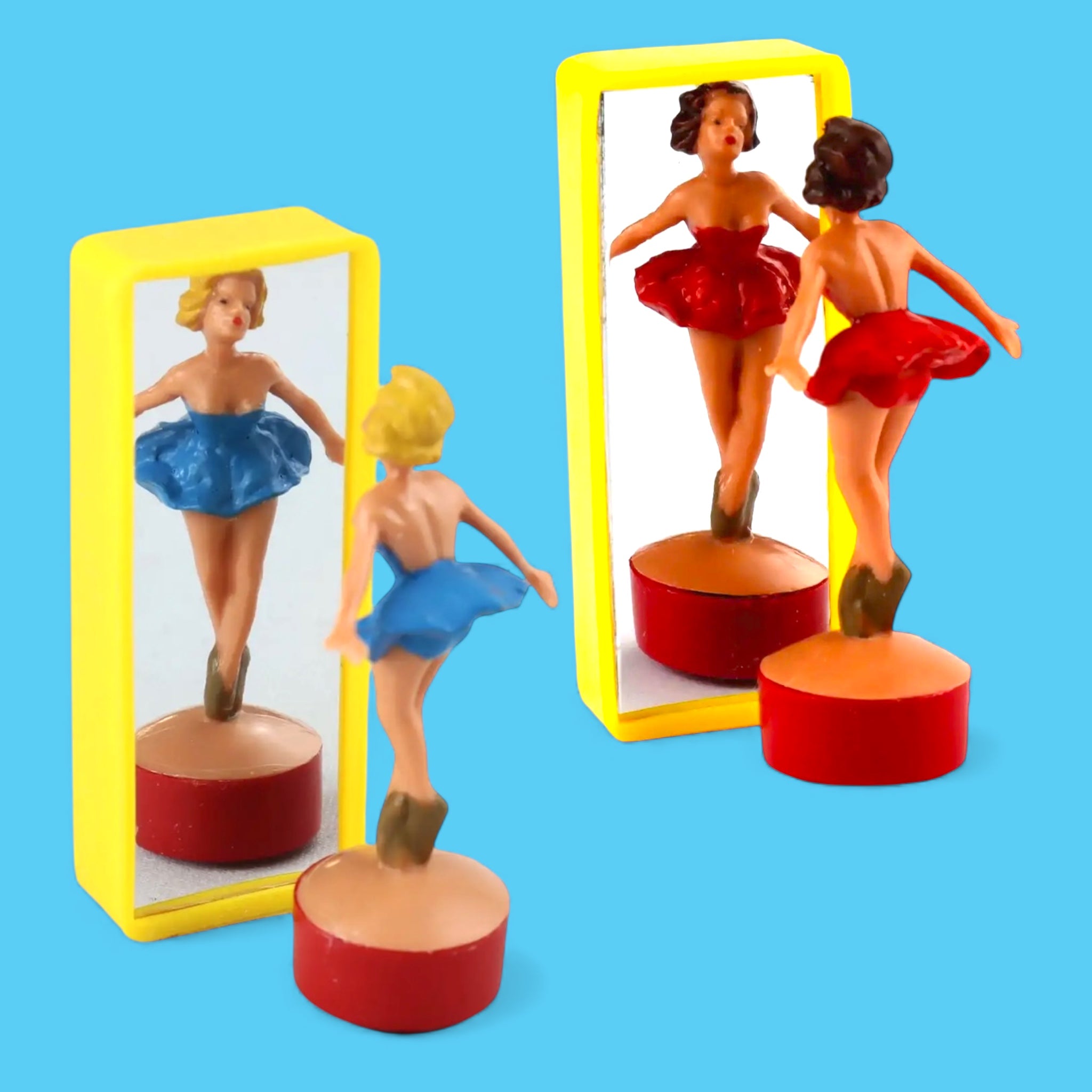 Ballerina Dancing Mary 磁石で踊る人形 西ドイツ Magic Dancing Ballerina | Hella Kitsch
