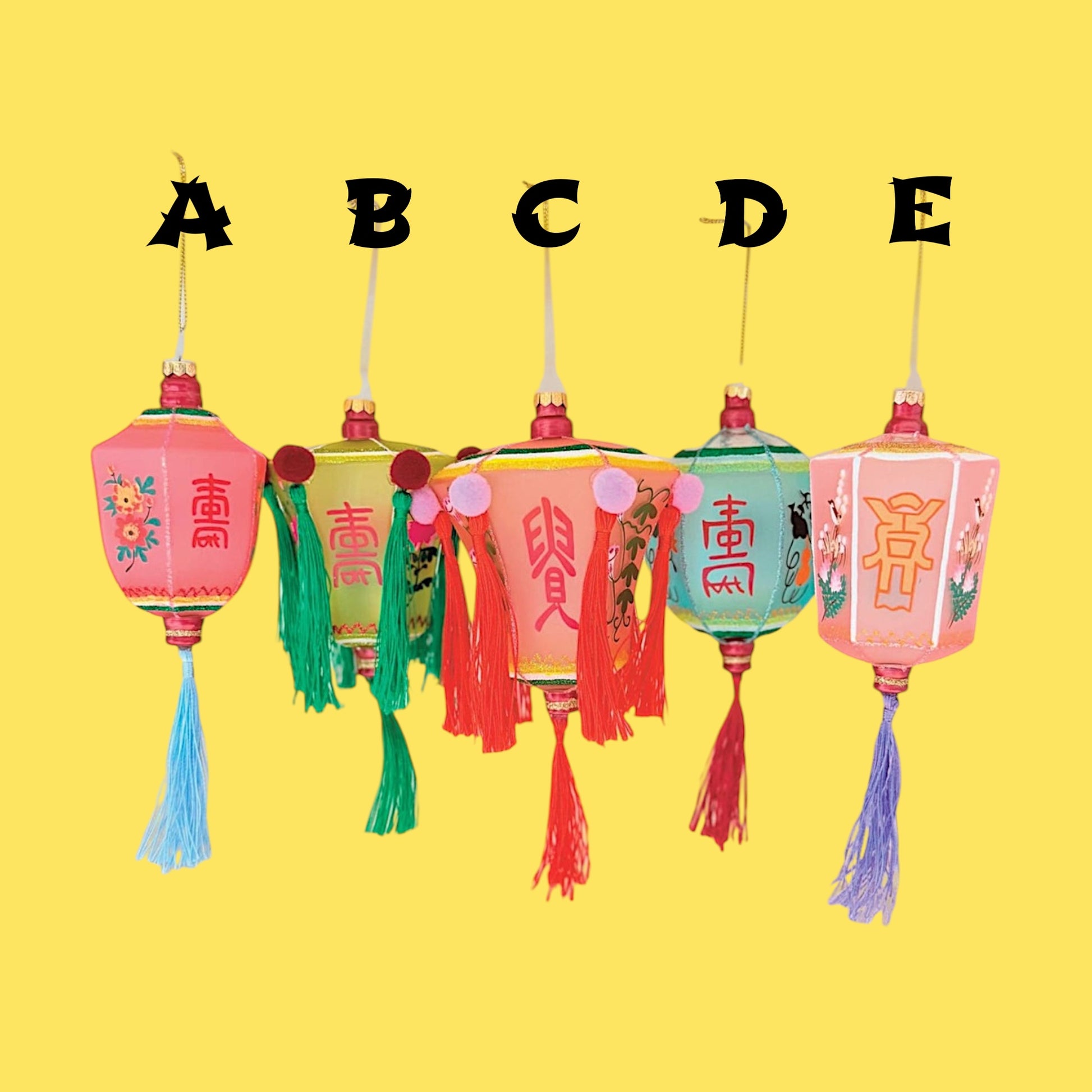 Cody Foster Chinese Lantern Ornaments - Hella Kitsch