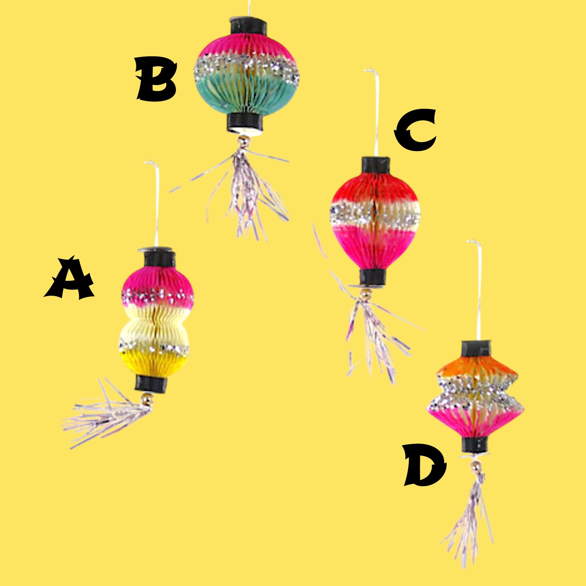 Cody Foster Honeycomb Lantern Ornaments - Hella Kitsch