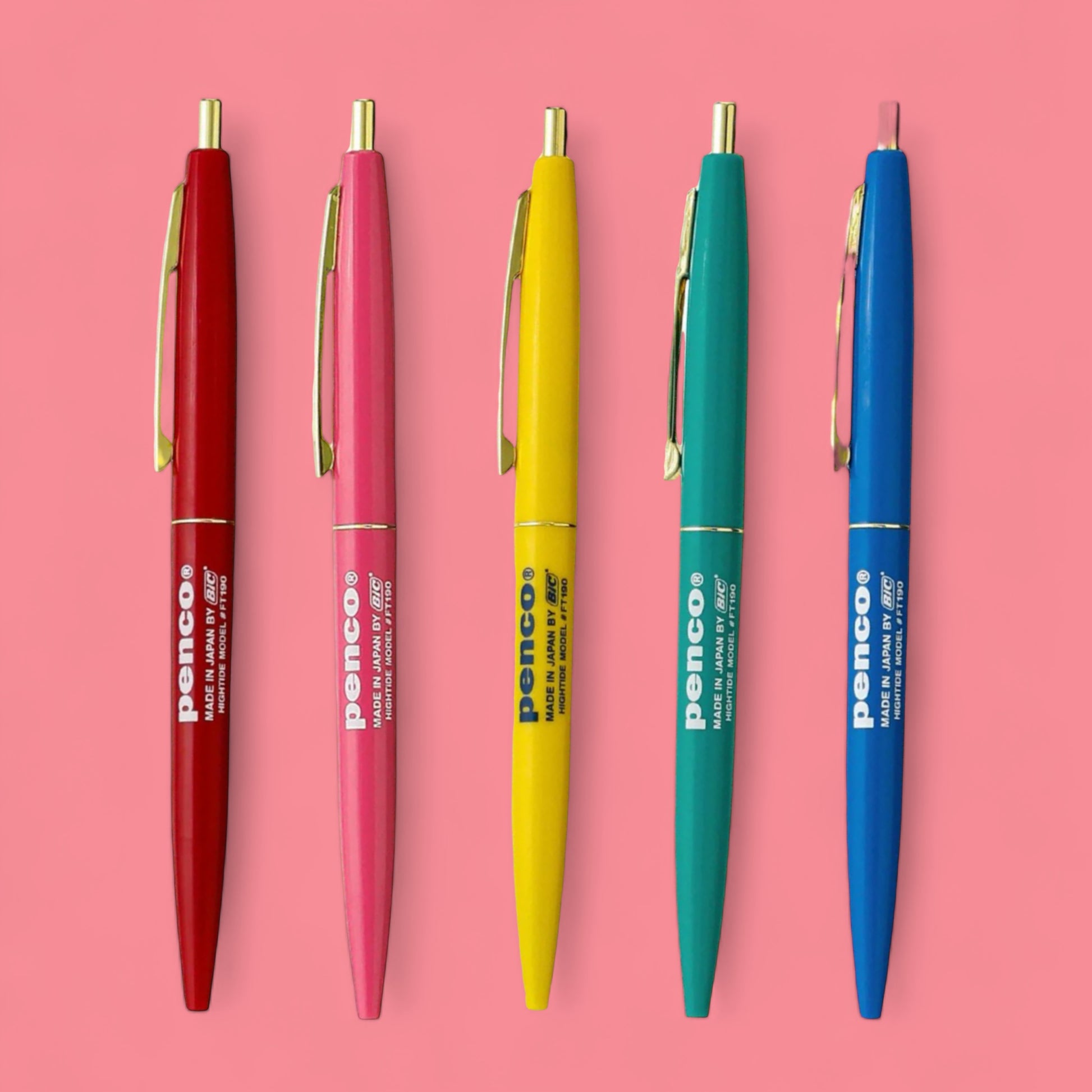 Penco Retro Click Ballpoint Pens - Hella Kitsch