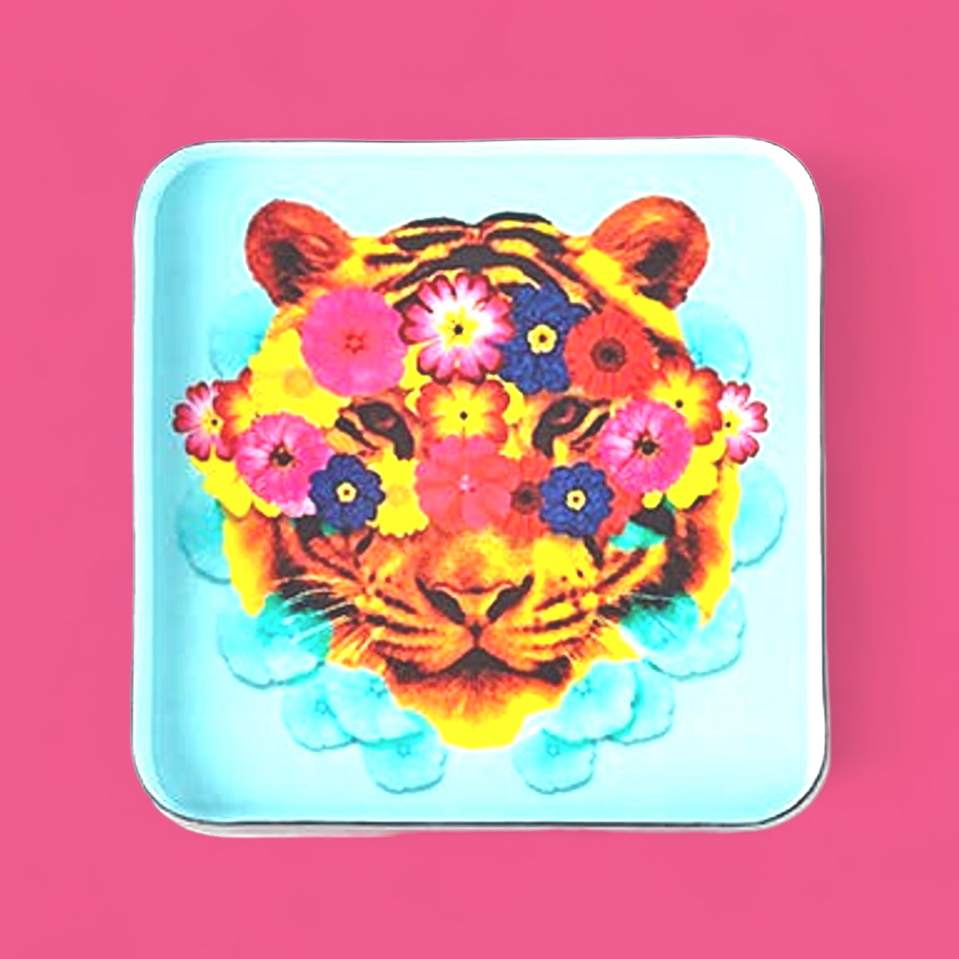 Mask Tiger Trinket Tray - Hella Kitsch