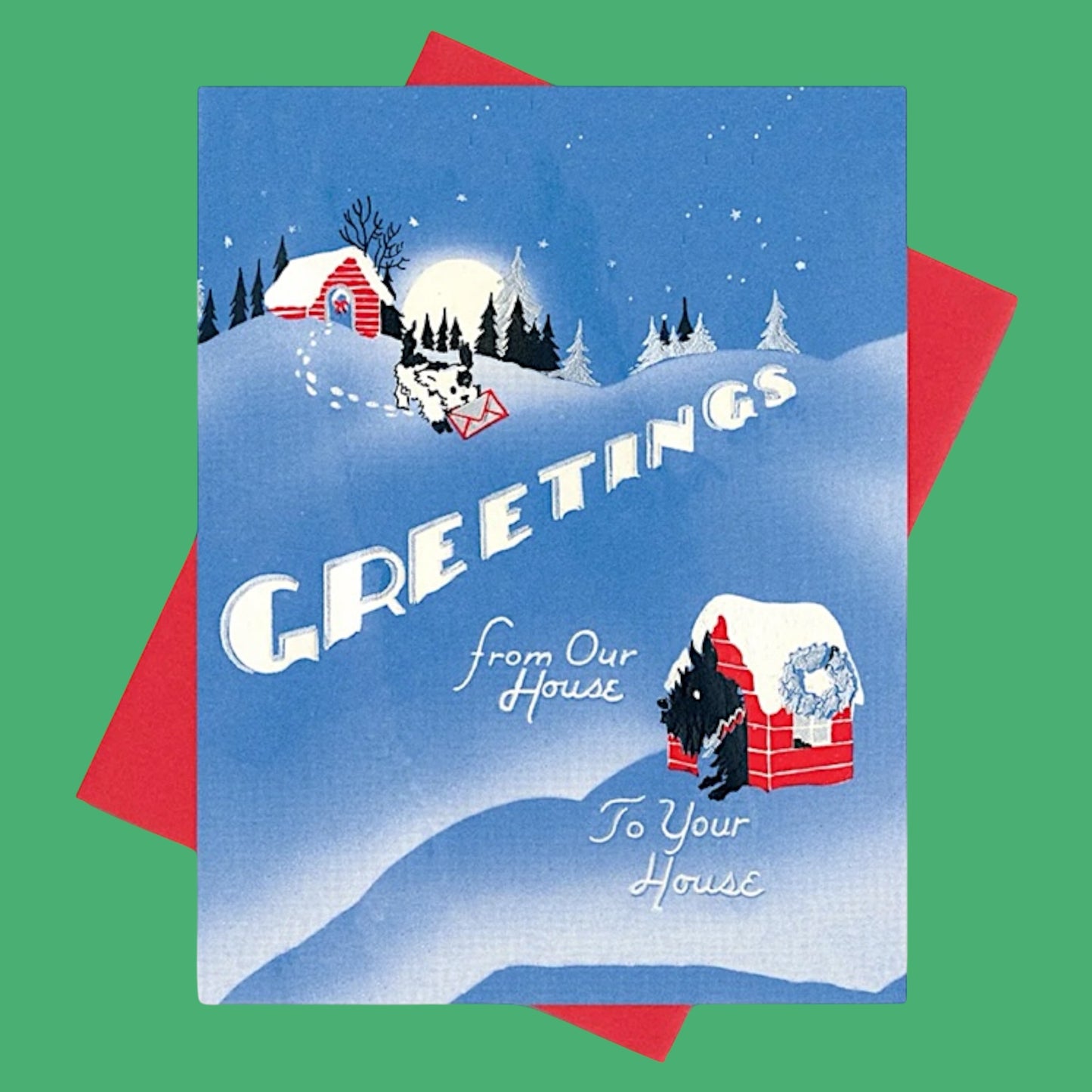 From Our House to Your House - Greeting Card - Hella Kitsch