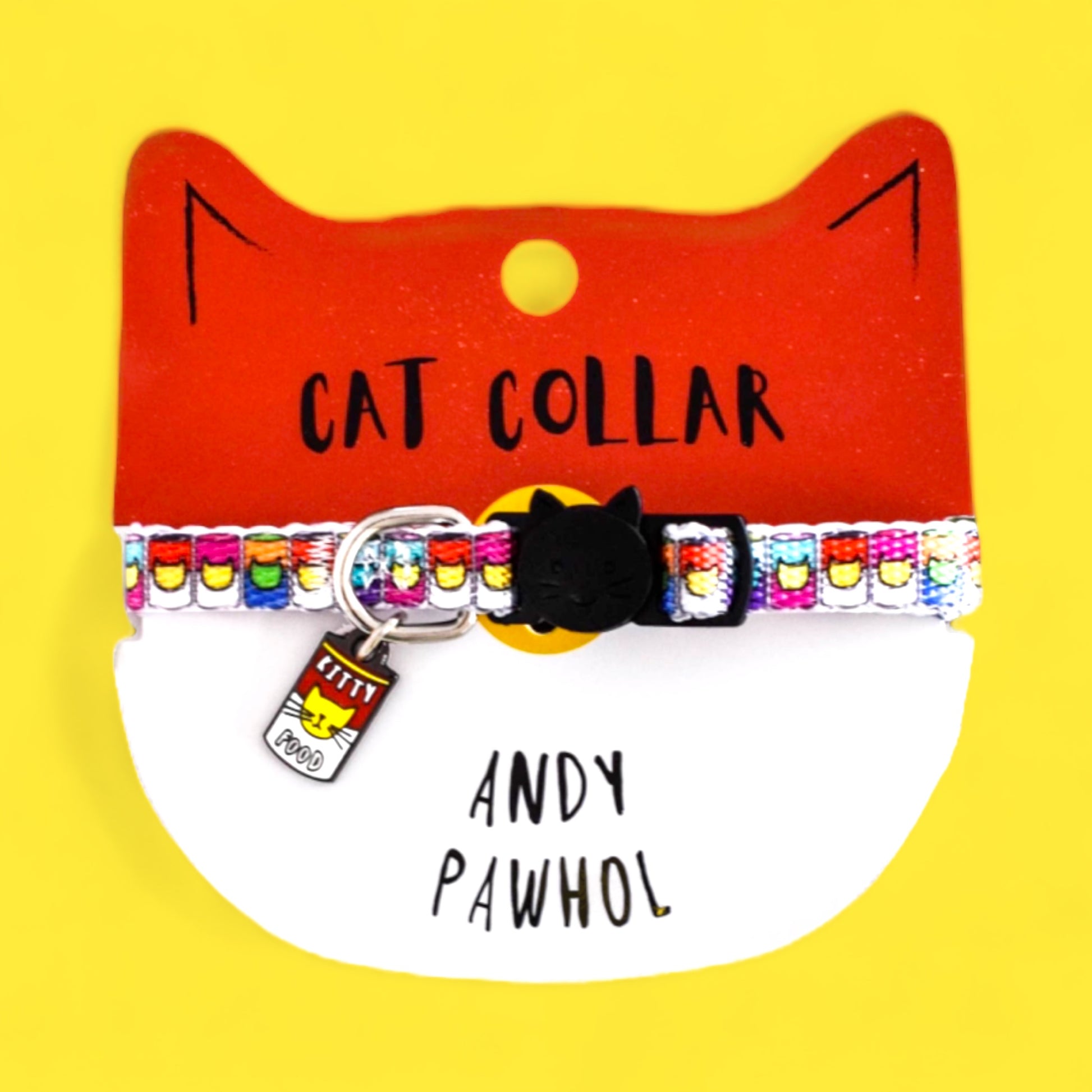 Andy Pawhol Artist Cat Collar - Hella Kitsch