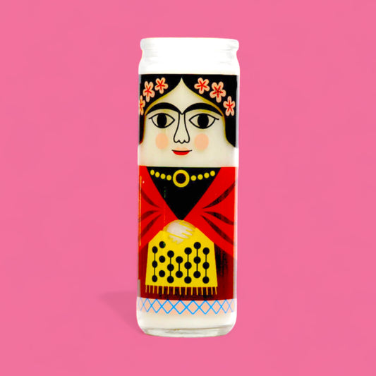 Frida Glass Candle - Hella Kitsch