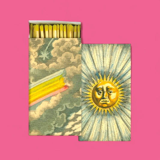 Boxed Safety Matches - Sun - Hella Kitsch