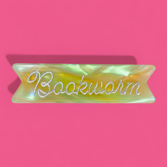 Bookworm Hair Clip - Hella Kitsch