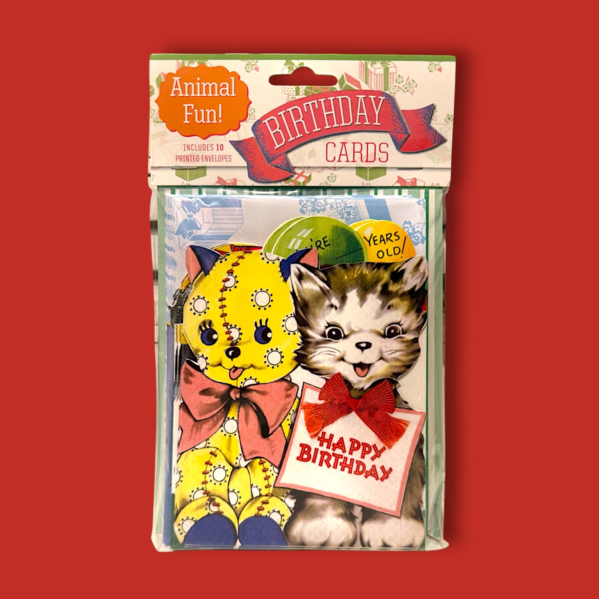 Vintage Animal Fun Birthday Cards - Hella Kitsch