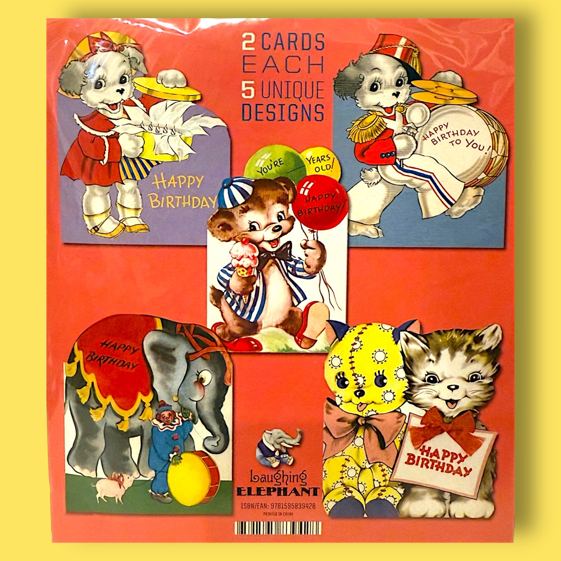 Vintage Animal Fun Birthday Cards - Hella Kitsch