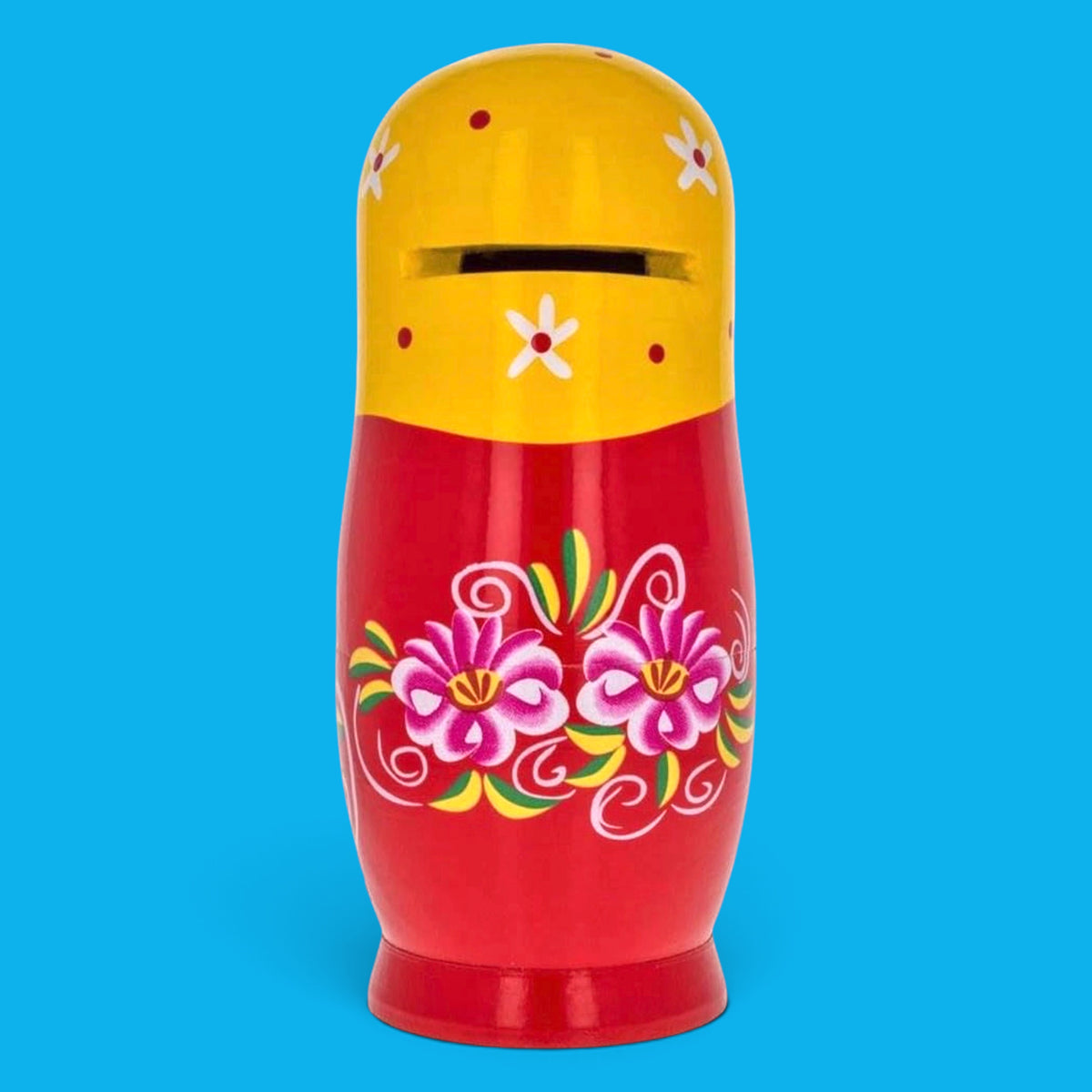 Russian Hand-painted Matryoshka Bank