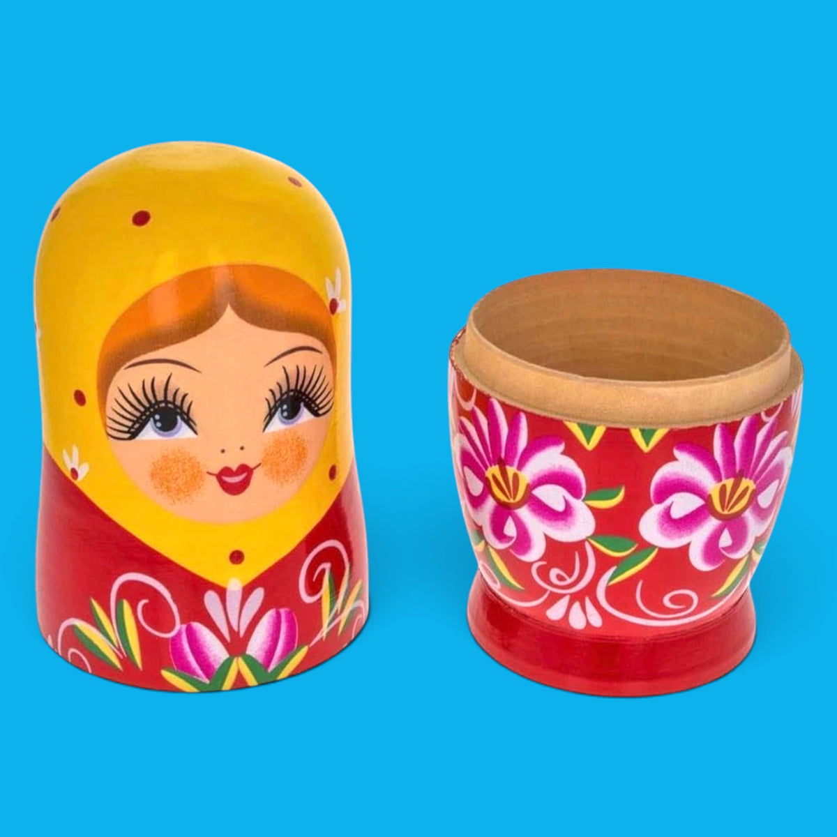 Russian Hand-painted Matryoshka Bank